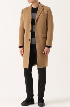 Мужские черные хлопковые брюки прямого кроя Officine Generale, арт. W17MCHN341 купить в ЦУМ | Фото №1 Хлопковые брюки прямого кроя Officine Generale черные | Фото №1