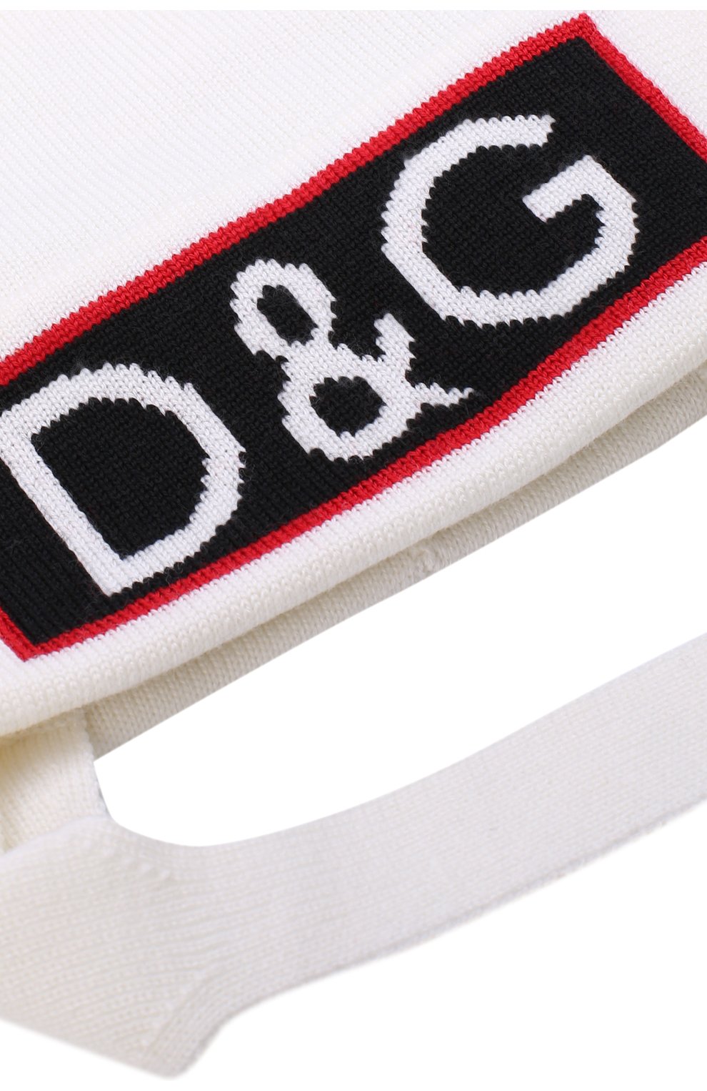 Шапка из шерсти с логотипом бренда и помпоном Dolce & Gabbana белого цвета, арт. 0131/LN4H09/LK5V8 в ЦУМ | Фото №3 Шапка из шерсти с логотипом бренда и помпоном Dolce & Gabbana белого цвета | Фото №3