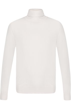 Мужской белый однотонная кашемировая водолазка Zegna Couture, арт. CNH01/122 купить в ЦУМ | Фото №1 Однотонная кашемировая водолазка Zegna Couture белый | Фото №1