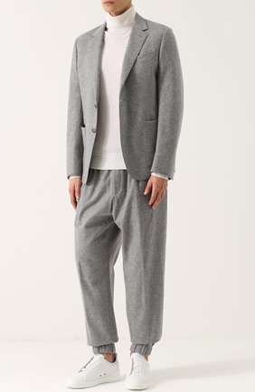 Мужской белый однотонная кашемировая водолазка Zegna Couture, арт. CNH01/122 купить в ЦУМ | Фото №1 Однотонная кашемировая водолазка Zegna Couture белый | Фото №1