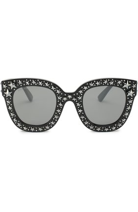 Женские солнцезащитные очки GUCCI черного цвета по цене 68000 руб., арт. GG0116 002 | Фото 3 Женские солнцезащитные очки GUCCI черного цвета, арт. GG0116 002 | Фото 3