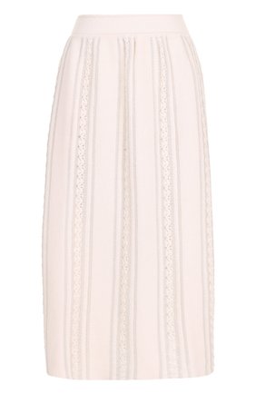 Женская кремовая шерстяная юбка-миди в полоску Molli, арт. M1W172002 купить в ЦУМ | Фото №1 Шерстяная юбка-миди в полоску Molli кремовая | Фото №1