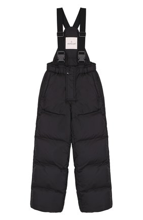 Детский пуховый комбинезон на подтяжках Moncler Enfant черного цвета, арт. C2-954-14344-05-68352/8-10A в ЦУМ | Фото №1 Детский пуховый комбинезон на подтяжках Moncler Enfant черного цвета | Фото №1