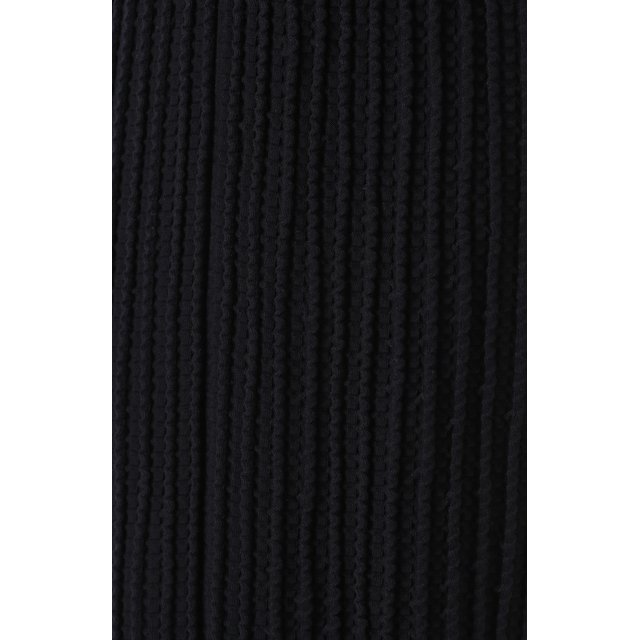 фото Шерстяная юбка-миди фактурной вязки с широким поясом molli