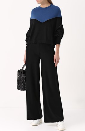 Женские черные однотонные хлопковые брюки Molli, арт. M1S172002 купить в ЦУМ | Фото №1 Однотонные хлопковые брюки Molli черные | Фото №1