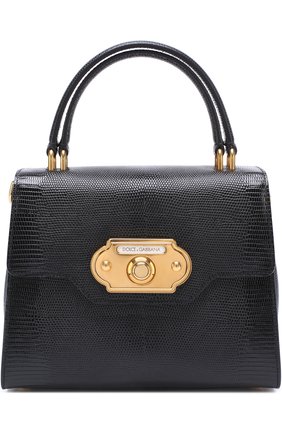 Женская сумка welcome DOLCE & GABBANA черная цвета, арт. 0116/BB6374/AI760 купить в ЦУМ | Фото №1 Сумка Welcome Dolce & Gabbana черная цвета | Фото №1