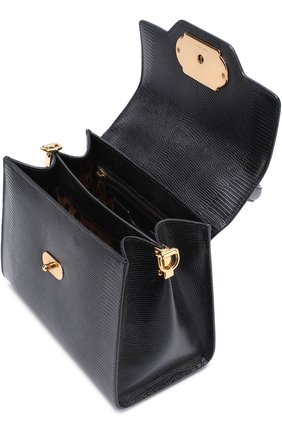 Женская сумка welcome DOLCE & GABBANA черная цвета, арт. 0116/BB6374/AI760 купить в ЦУМ | Фото №4 Сумка Welcome Dolce & Gabbana черная цвета | Фото №4