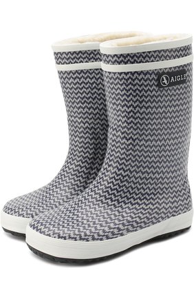 Детские резиновые сапоги с принтом Aigle разноцветного цвета, арт. 242222/L0LLY P0P P FUR в ЦУМ | Фото №1 Детские резиновые сапоги с принтом Aigle разноцветного цвета | Фото №1