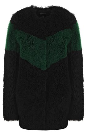 Женская черная шуба из овчины прямого кроя Anne Vest, арт. AW17/01/304/67/INA купить в ЦУМ | Фото №1 Шуба из овчины прямого кроя Anne Vest черная | Фото №1