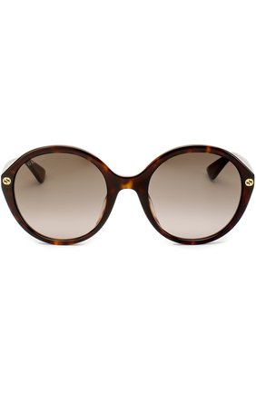 Женские солнцезащитные очки GUCCI коричневого цвета по цене 16500 руб., арт. 0023 002 | Фото 3 Женские солнцезащитные очки GUCCI коричневого цвета, арт. 0023 002 | Фото 3