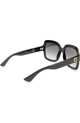 Женские солнцезащитные очки GUCCI черного цвета по цене 26500 руб., арт. 0036 001 | Фото 4 Женские солнцезащитные очки GUCCI черного цвета, арт. 0036 001 | Фото 4