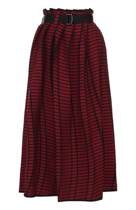 Женская красная юбка-миди в складку с поясом Issey Miyake, арт. IM79-FG520 купить в ЦУМ | Фото №1 Юбка-миди в складку с поясом Issey Miyake красная | Фото №1