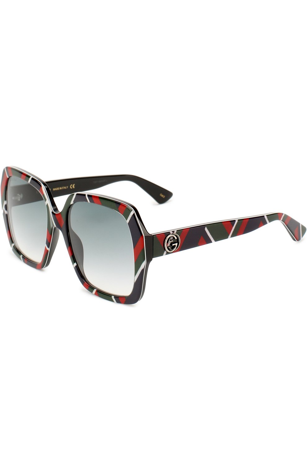 Женские солнцезащитные очки GUCCI разноцветного цвета, арт. GG0096 005 | Фото 1