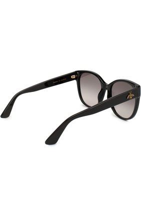 Женские солнцезащитные очки GUCCI черного цвета по цене 24300 руб., арт. GG0097 001 | Фото 4 Женские солнцезащитные очки GUCCI черного цвета, арт. GG0097 001 | Фото 4