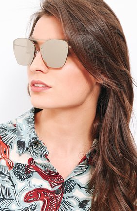 Женские золотые солнцезащитные очки Oliver Peoples, арт. 1217S-50396G купить в ЦУМ | Фото №1 Солнцезащитные очки Oliver Peoples золотые | Фото №1
