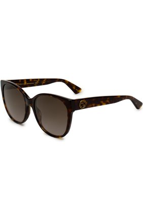 Женские солнцезащитные очки GUCCI коричневого цвета по цене 25550 руб., арт. GG0097 002 | Фото 1 Женские солнцезащитные очки GUCCI коричневого цвета, арт. GG0097 002 | Фото 1