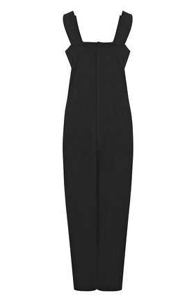 Женский черный однотонный шерстяной комбинезон Yohji Yamamoto, арт. YK-D01-101 купить в ЦУМ | Фото №1 Однотонный шерстяной комбинезон Yohji Yamamoto черный | Фото №1