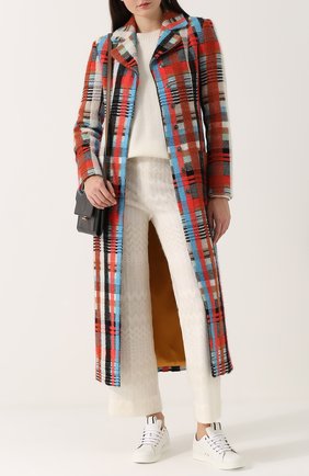 Женские белые укороченные расклешенные брюки Missoni, арт. I17.MD.208026 купить в ЦУМ | Фото №1 Укороченные расклешенные брюки Missoni белые | Фото №1