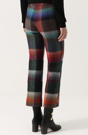 Женские разноцветные укороченные расклешенные брюки с принтом Missoni, арт. I17.MD.208383 купить в ЦУМ | Фото №4 Укороченные расклешенные брюки с принтом Missoni разноцветные | Фото №4