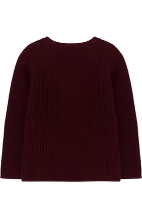 Кашемировый пуловер фактурной вязки с декоративными пуговицами