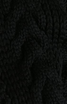 Мужской черный шерстяной шарф фактурной вязки Junya Watanabe, арт. WT-N018-051 купить в ЦУМ | Фото №1 Шерстяной шарф фактурной вязки Junya Watanabe черный | Фото №1