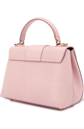 Женская сумка lucia из тисненой кожи DOLCE & GABBANA светло-розовая цвета, арт. 0116/BB6312/A1095 купить в ЦУМ | Фото №3 Сумка Lucia из тисненой кожи Dolce & Gabbana светло-розовая цвета | Фото №3
