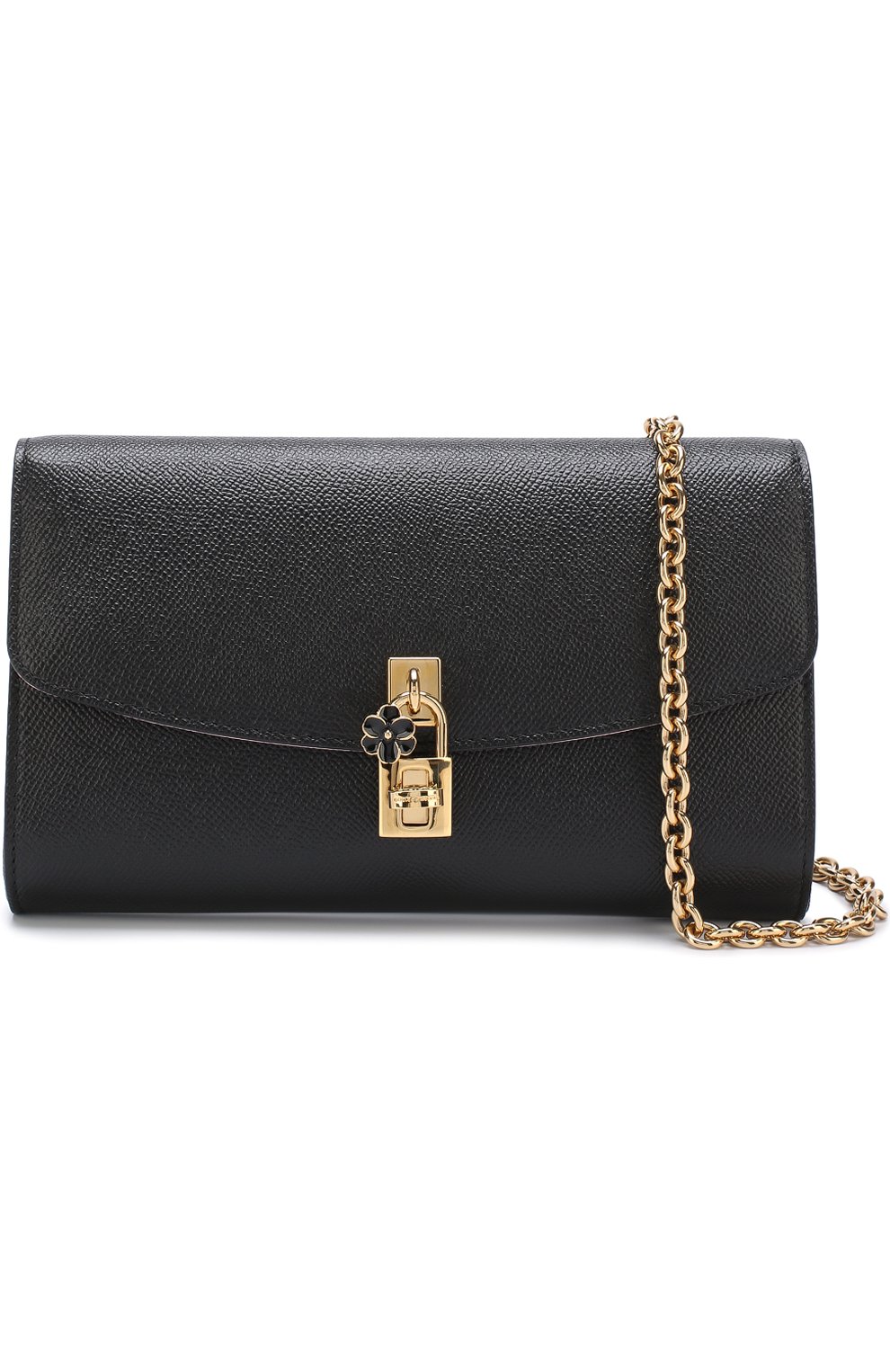 Клатч Dolce на цепочке Dolce & Gabbana, черного цвета, арт. 0116/BB6231/AB472 в ЦУМ | Фото №6 Клатч Dolce на цепочке Dolce & Gabbana черного цвета | Фото №6