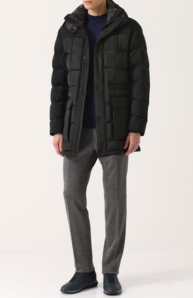 Мужские серые шерстяные брюки прямого кроя Z Zegna, арт. 2ZF200/7F3HC2 купить в ЦУМ | Фото №1 Шерстяные брюки прямого кроя Z Zegna серые | Фото №1