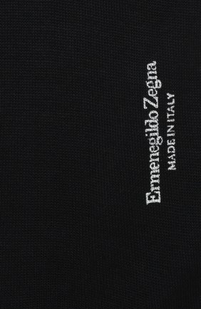 Мужские хлопковые гольфы ERMENEGILDO ZEGNA темно-синего цвета, арт. N4V100020 | Фото 2 (Материал внешний: Хлопок; Кросс-КТ: бельё)