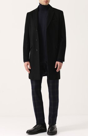 Мужской темно-синий однотонная шерстяная водолазка TSUM Collection, арт. I17-TURTLE NECK купить в ЦУМ | Фото №1 Однотонная шерстяная водолазка TSUM Collection темно-синий | Фото №1