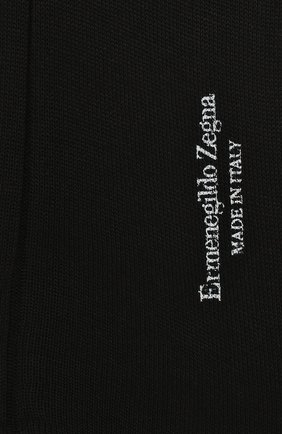 Мужские хлопковые носки ERMENEGILDO ZEGNA черного цвета по цене 2320 руб., арт. N4V400010 | Фото 2 Мужские хлопковые носки ERMENEGILDO ZEGNA черного цвета, арт. N4V400010 | Фото 2