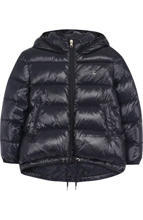 Пуховая куртка с капюшоном Fay Junior темно-синего цвета, арт. NBQ36358070 в ЦУМ | Фото №1 Пуховая куртка с капюшоном Fay Junior темно-синего цвета | Фото №1