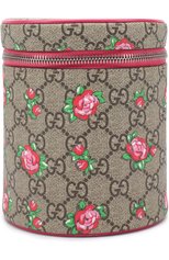 Детская текстильная сумка с принтом GUCCI розового цвета, арт. 477854/9CV2N | Фото 1 (Материал: Текстиль; Статус проверки: Проверена категория)