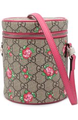 Детская текстильная сумка с принтом GUCCI розового цвета, арт. 477854/9CV2N | Фото 4 (Материал: Текстиль; Статус проверки: Проверена категория)
