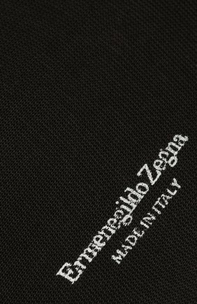 Мужские хлопковые носки ERMENEGILDO ZEGNA темно-серого цвета по цене 2295 руб., арт. N4V400020 | Фото 2 Мужские хлопковые носки ERMENEGILDO ZEGNA темно-серого цвета, арт. N4V400020 | Фото 2