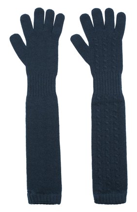 Женские темно-зеленые удлиненные перчатки из кашемира Kashja` Cashmere, арт. ZU18 купить в ЦУМ | Фото №1 Удлиненные перчатки из кашемира Kashja` Cashmere темно-зеленые | Фото №1