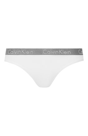 Женские хлопковые стринги с логотипом бренда CALVIN KLEIN белого цвета по цене 2245 руб., арт. QD3539E | Фото 1 Женские хлопковые стринги с логотипом бренда CALVIN KLEIN белого цвета, арт. QD3539E | Фото 1