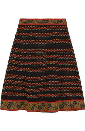 Женская разноцветная вязаная мини-юбка а-силуэта M Missoni, арт. ND0KG0L52M4 купить в ЦУМ | Фото №1 Вязаная мини-юбка А-силуэта M Missoni разноцветная | Фото №1