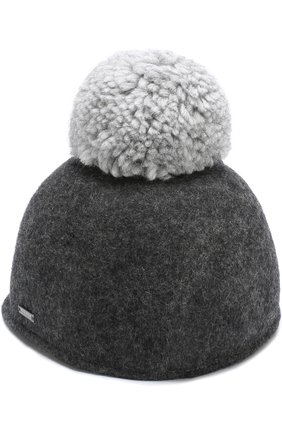 Шляпа с помпоном Woolrich бежевого цвета, арт. WKACC1123/FW02 в ЦУМ | Фото №1 Шляпа с помпоном Woolrich бежевого цвета | Фото №1