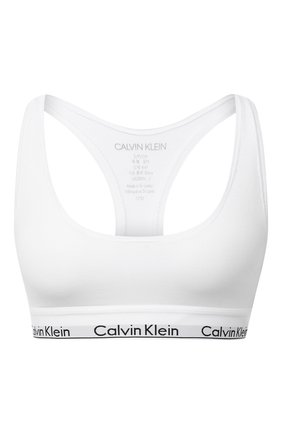 Женский бюстгальтер с логотипом бренда CALVIN KLEIN белого цвета по цене 4485 руб., арт. F3785E | Фото 1 Женский бюстгальтер с логотипом бренда CALVIN KLEIN белого цвета, арт. F3785E | Фото 1