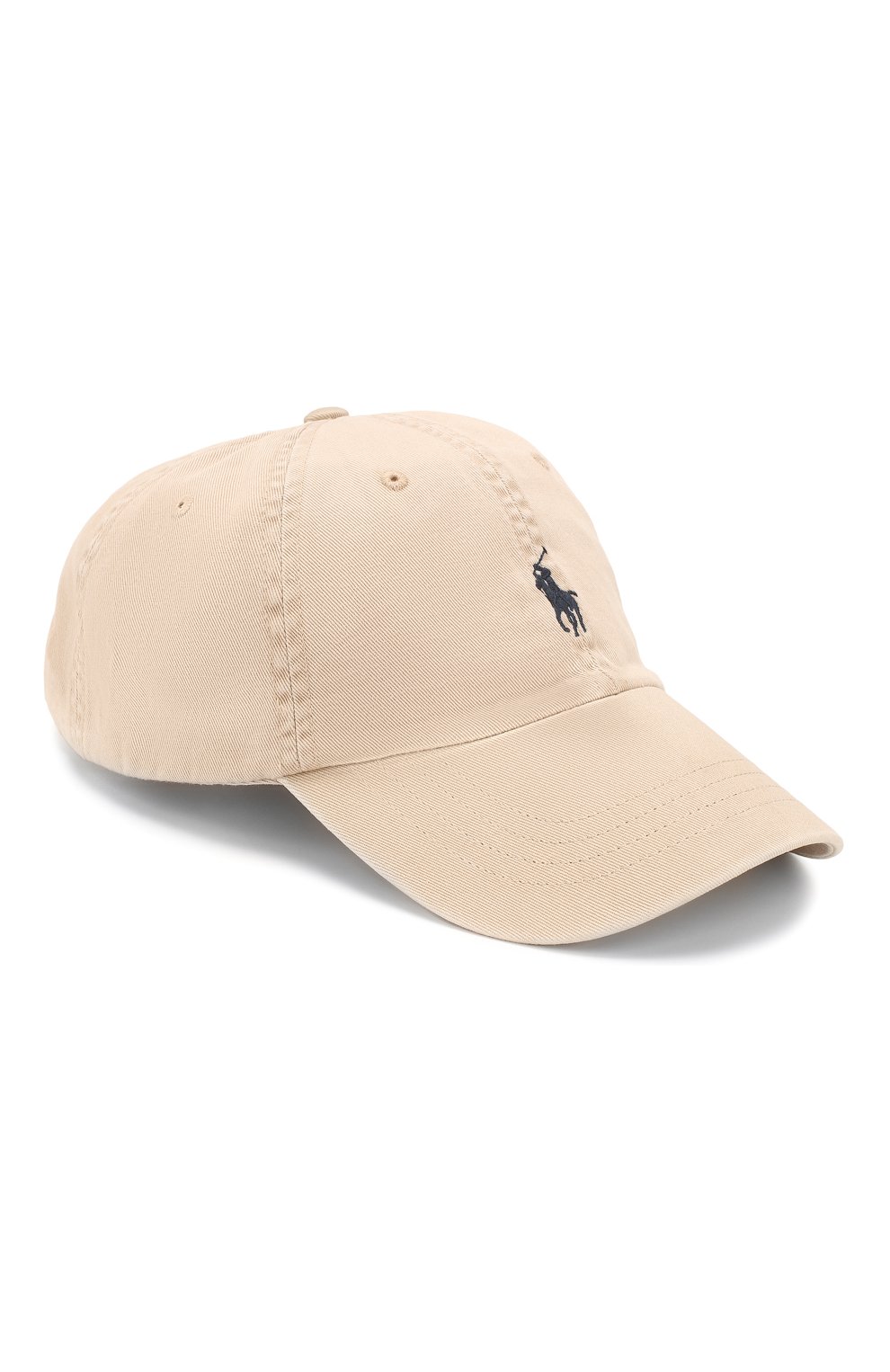 Мужской хлопковая бейсболка POLO RALPH LAUREN бежевого цвета, арт. 710548524 | Фото 1