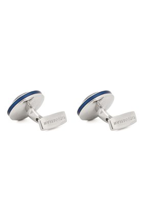 Мужские серебряные запонки TATEOSSIAN синего цвета по цене 42700 руб., арт. CL5982 | Фото 2 Мужские серебряные запонки TATEOSSIAN синего цвета, арт. CL5982 | Фото 2