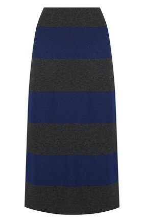 Женская темно-серая вязаная юбка-миди в полоску Sonia Rykiel, арт. 18177208-NH купить в ЦУМ | Фото №1 Вязаная юбка-миди в полоску Sonia Rykiel темно-серая | Фото №1