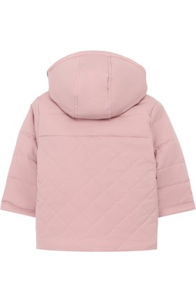Детского утепленная куртка с капюшоном LORO PIANA розового цвета, арт. FAG3867 | Фото 2 (Статус проверки: Проверена категория; Кросс-КТ НВ: Куртки)
