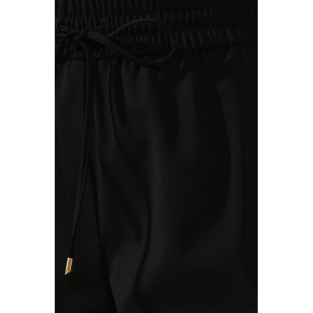 фото Укороченные шерстяные брюки с эластичным поясом escada sport