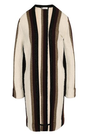 Женский бежевый удлиненный кардиган в полоску Lanvin, арт. RW-JA784M-MM35-H17 купить в ЦУМ | Фото №1 Удлиненный кардиган в полоску Lanvin бежевый | Фото №1
