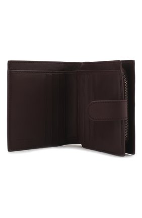 Кожаный кошелек с плетением intrecciato Bottega Veneta, бордового цвета, арт. 121059/V001N в ЦУМ | Фото №3 Кожаный кошелек с плетением intrecciato Bottega Veneta бордового цвета | Фото №3