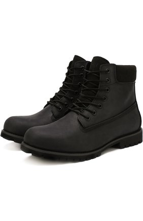 Мужские черные кожаные ботинки new york на шнуровке Affex, арт. 41-NWK-BLK-M купить в ЦУМ | Фото №1 Кожаные ботинки New York на шнуровке Affex черные | Фото №1