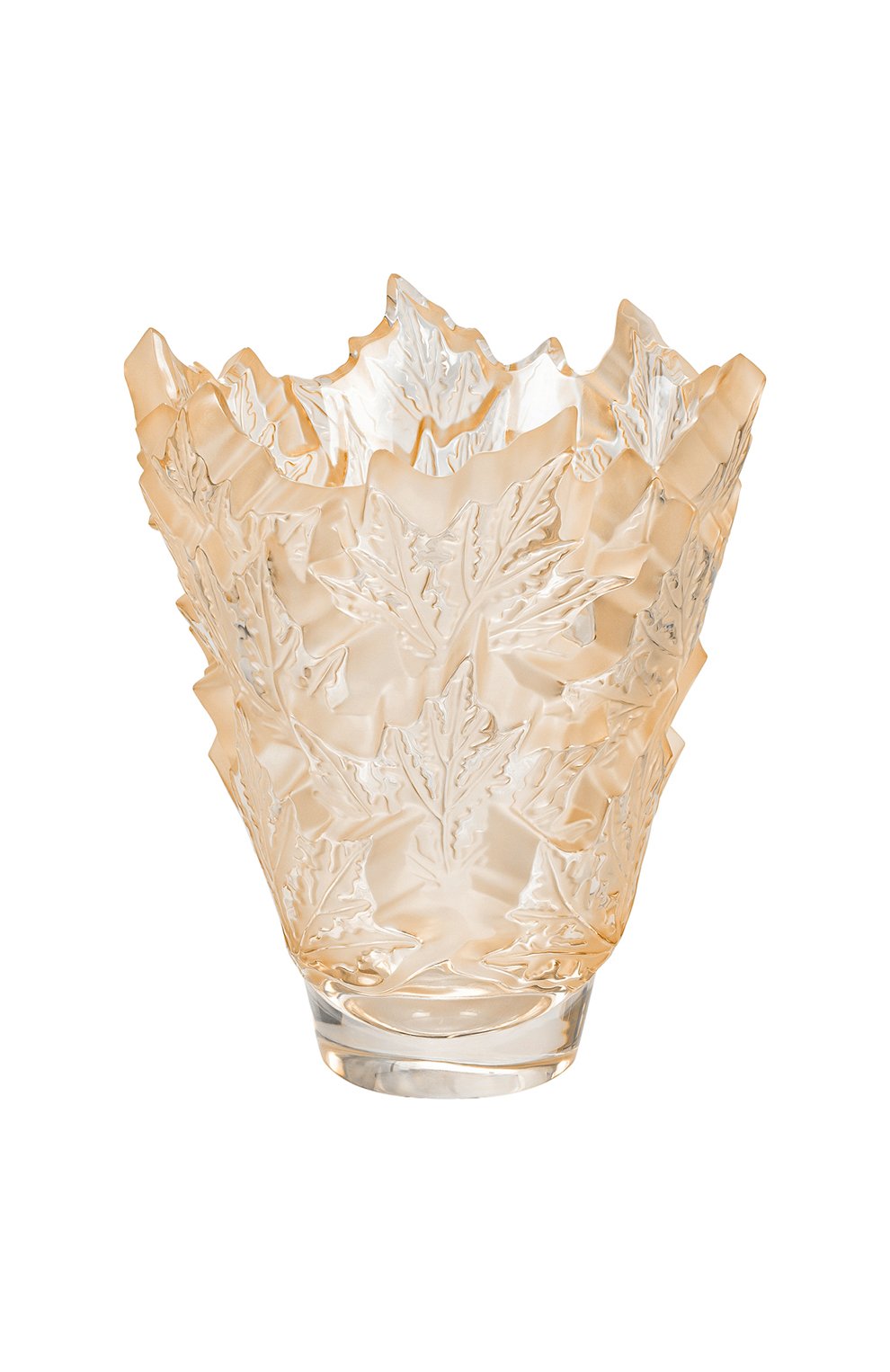Ваза champs-elysees ms LALIQUE золотого цвета, арт. 10598800 | Фото 1 (Интерьер_коллекция: Champs-Elysees; Статус проверки: Проверена категория; Ограничения доставки: fragile-2)