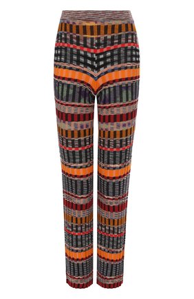 Женские разноцветные шерстяные брюки прямого кроя с принтом Missoni, арт. I17.MD.208556 купить в ЦУМ | Фото №1 Шерстяные брюки прямого кроя с принтом Missoni разноцветные | Фото №1